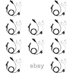 10 Pack APX6000 Eeapiece Headset with PTT Mic for APX4000 APX8000 APX900 XPR6