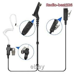 10PCS PPT Mic Headset Earpiece For APX4000 APX6000 APX6500 APX7000 XPR7550 Radio