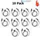 10pcs 2-wire Surveillance Earpiece For Xpr7550e Xpr7580e Xpr7350e Xpr7380e Radio