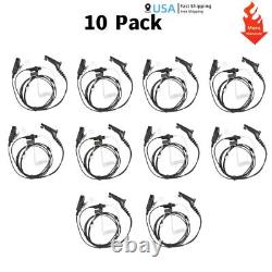 10Pcs 2-Wire Surveillance Earpiece For XPR7550e XPR7580e XPR7350e XPR7380e Radio