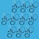 10x 2-wire Clear Acoustic Coil Earhanger Earpiece Ptt Mic For Motorola Apx2000