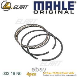 4x Piston Ring Kit For Vw Audi Skoda Seat Audi Faw Agn Agu Arx Aum Mahle