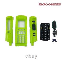 5pcs Housing Case Kit For APX8000 APX6000 M3 With Full Keypad Green With Keypad
