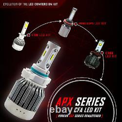 9006 9005 4PCS Stark LED APX 90W 96000LM Headlight High Bulbs 6000K White Kit