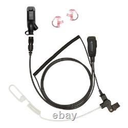 Alpha SDA1-APX-QD Quick Disconnect (QD) Police Lapel Microphone Headset Earpi