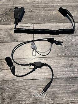 Atlantic Signal Invictus PTT Wired For Motorola Apx with Ruggedized 2 Wire Kit