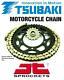 Bmw F650 Dakar 99-00 Tsubaki Alpha Gold X-ring Chain & Jt Sprocket Kit