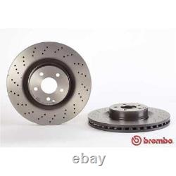 BREMBO 2x Bremsscheiben Gelocht/innenbel. Beschichtet 09. A817.11