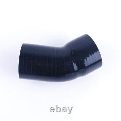 Black Silicone Intercooler Hose Kit For 1999-2006 Audi TT 225HP 1.8T APX BAM BFV