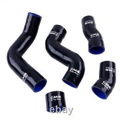 Black Turbo Boost Hose Kit for 1999-06 Audi A3 S3 TT Leon Cupra R 225PS BAM APX