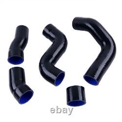 Black Turbo Boost Hose Kit for 1999-06 Audi A3 S3 TT Leon Cupra R 225PS BAM APX