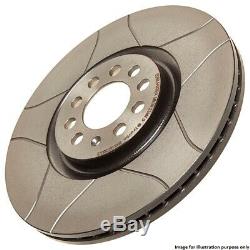 Brembo Max Front Vented High Carbon Grooved Brake Disc Pair Discs x2 09.7880.75