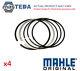 Engine Piston Ring Set Mahle 033 16 N0 4pcs G Std For Audi A4, A6, Tt, A3, Cabriolet