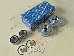 FOR VW BORA 1.9 SDI TDI 4motion 98-05 FRONT WHEEL HUB HUBS FLANGE BEARINGS KIT