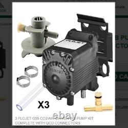 Flojet G55 Co2/air Driven Bib Pump Kit Complete With Qcd Connectors