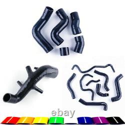 For AUDI TT 225HP 1.8T AMU/APX/BAM Silicone Intake Inlet Black Hose Kits AIl Set