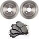 Front Brembo Brake Rotors And Pads Kit For Gmc K1500 Suburban Yukon K1500