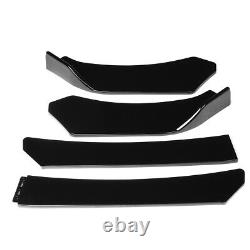 Front Rear Bumper Lip Spoiler Splitter Canards +86 Side Skirt Universal for BMW