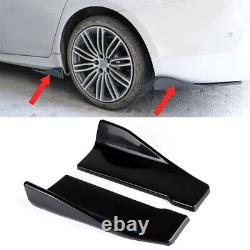 Front Rear Bumper Lip Spoiler Splitter Canards +86 Side Skirt for Dodge Charger