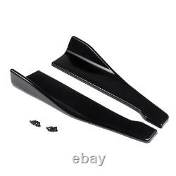 Front Rear Bumper Lip Spoiler Splitter Canards +86 Side Skirt for Dodge Charger