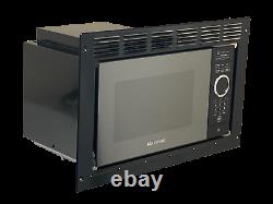 Greystone RV Camper Microwave 0.9 Cu Ft Black With Trim Kit