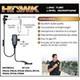 Hawk Lapel Mic For Motorola Apx And Xpr Radios Includes Earmolds