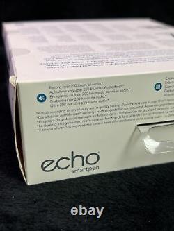 Livescribe Echo Smartpen 2GB Black Windows / Mac Recording Pen Kit APX-00008 NEW