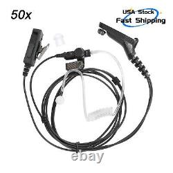 Lot 50 Earpiece Headset PTT fits for XPR6350 XPR6550 XPR7550 APX7000 Radio