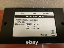 Motorola H1919a Multiplexer Kit Apx8500 Eq000103a02 3 Cb000091a03 1 Cb000091a02