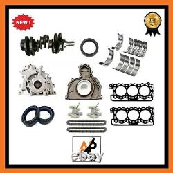 NEW Crankshaft + Rebuild Parts Kit For LAND ROVER JAGUAR 3.0 306DT Diesel Engine