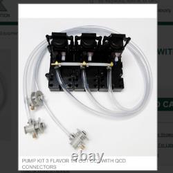 Pump Kit 3 Flavor 1/4 Out Co2 With Qcd Connectors