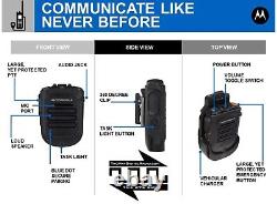 RLN6554 RLN6554A Motorola Solutions Wireless Remote Speaker Mic Kit Dual Charger