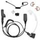 Radio Earpiece For Motorola Apx Series, Ep1334qr-ptt Quick Release Hawk Lapel