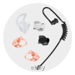 Radio Earpiece for Motorola APX Series, EP1334QR-PTT Quick Release Hawk Lapel