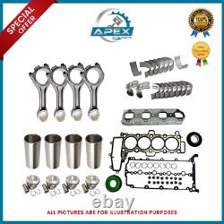 Range Rover 2.0 D Engine AJ200D 204DTD Connecting Rods Pistons X4 + Conversion Parts