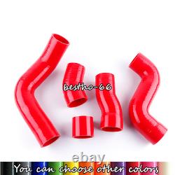 Red Silicone Intercooler Hose Kit For Audi TT 225HP 1.8T 1999-2006 APX BAM BFV