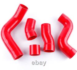 Red Silicone Intercooler Hose Kit For Audi TT 225HP 1.8T 1999-2006 APX BAM BFV