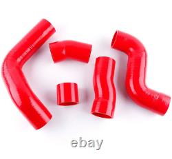 Red Silicone Intercooler Hose Kit For Audi TT 225HP 1.8T 1999-2006 APX BAM BFV