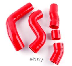 Red Silicone Intercooler Hose Kit For Audi TT 225HP 1.8T 1999-2006 APX BAM BFV