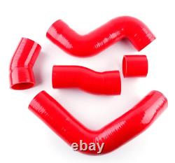 Red Silicone Intercooler Hose Kit For Audi TT 225HP 1.8T 1999-2006 APX BAM BFV