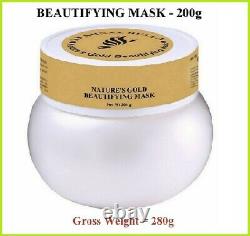 Shahnaz Husain Hussain 24 Carat Gold Facial Kit Mask Scrub Gel Cream Original