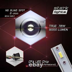 Stark APX 72W 8000LM LED 6000K White Fog Light Conversion Kit 880 881 893 899