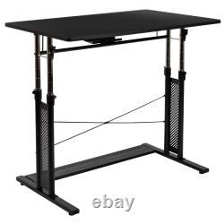 Stiles Work From Home Kit Adjustable Computer Desk, Ergonomic Mesh Office C