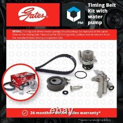 Timing Belt & Water Pump Kit fits VW GOLF 1.8 97 to 07 AUQ Set Gates VOLKSWAGEN