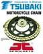 Triumph 900 Sprint 93-97 Tsubaki Rq2 Gold X-ring Chain & Jt Sprocket Kit