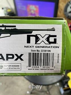 Umarex NXG APX EZ Load. 177 Pellet BB Gun Multi-Pump Air Rifle with Scope Kit