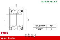 WHEEL BEARING KIT 713 6100 20 FOR VW GOLF/IV/Mk JETTA NEWithBEETLE/Convertible A3