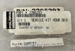 1-Polaris OEM SERVICE-KIT, MATÉRIEL, PLAQUE DE GLISSEMENT, HMW, APX4 PN #2205293 #M485