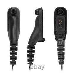 2 pièces d'écouteurs acoustiques transparents à 2 fils pour Motorola APX7000 APX8000