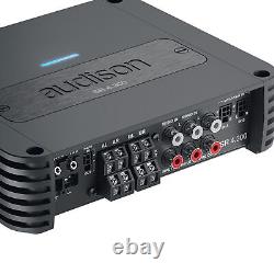 Amplificateur 4 canaux Audison SR 4.300, kit de câblage 8GA et 2 paires de haut-parleurs APX 570